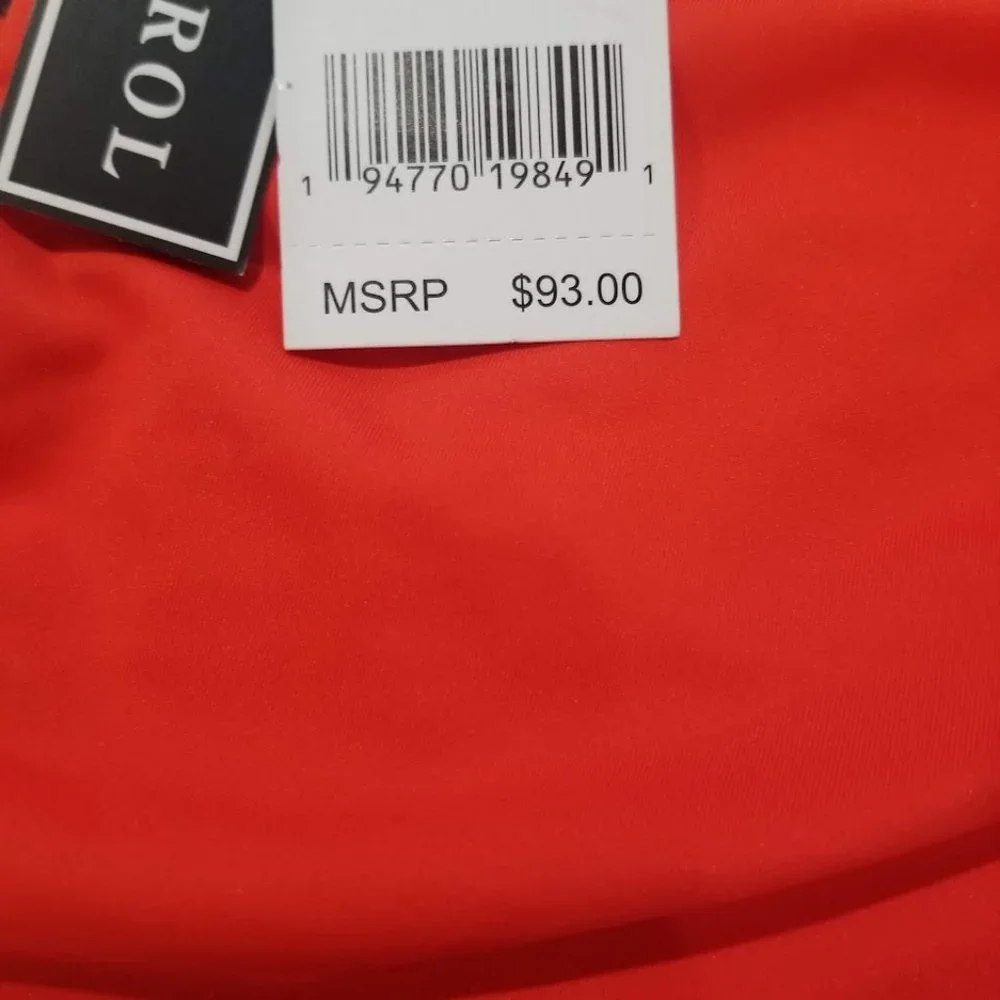 La Blanca One Shoulder Cutout Tankini Top  Paprika - Picture 7 of 7